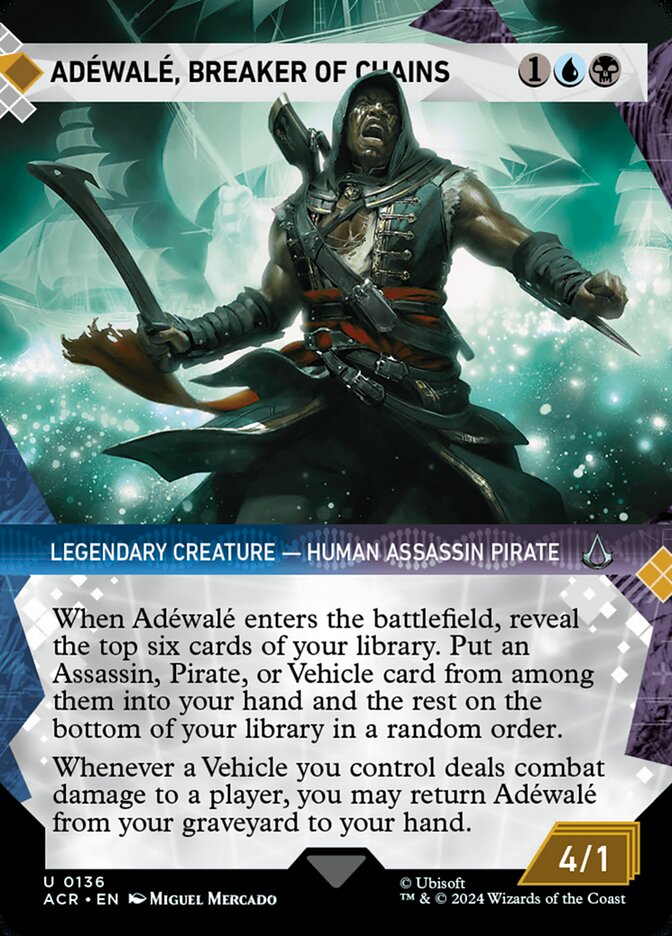 Adéwalé, Breaker of Chains 136/110 (Universes Beyond: Assassin's Creed)  | Good Games Modbury
