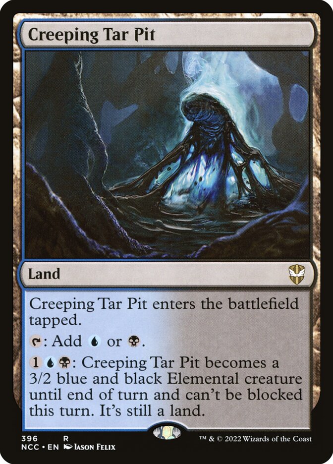 Creeping Tar Pit 396 (Commander: Streets of New Capenna)  | Good Games Modbury