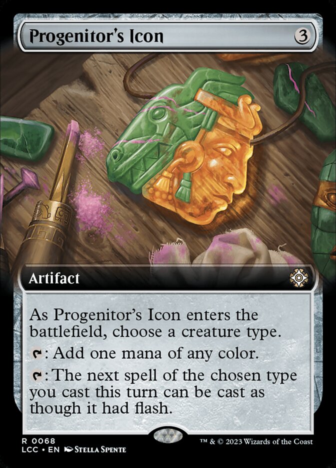 Progenitor's Icon 68/370 (Commander: The Lost Caverns of Ixalan)  - Extended Art | Good Games Modbury