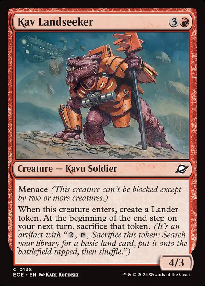 Kav Landseeker 138/276 (Edge of Eternities)  - Foil | Good Games Modbury