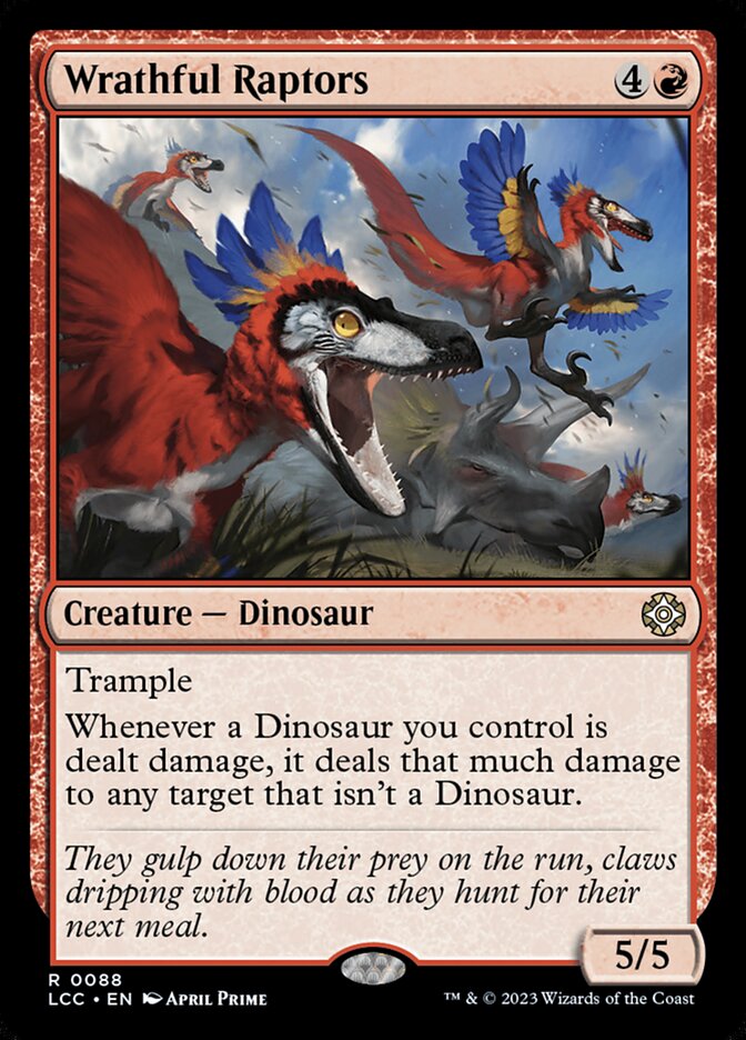 Wrathful Raptors 88/370 (Commander: The Lost Caverns of Ixalan)  | Good Games Modbury
