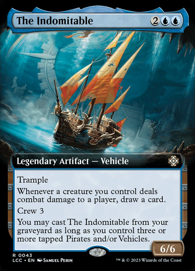 The Indomitable 43/370 (Commander: The Lost Caverns of Ixalan)  - Extended Art | Good Games Modbury
