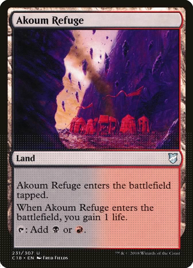 Akoum Refuge 231/307 (Commander 2018)  | Good Games Modbury