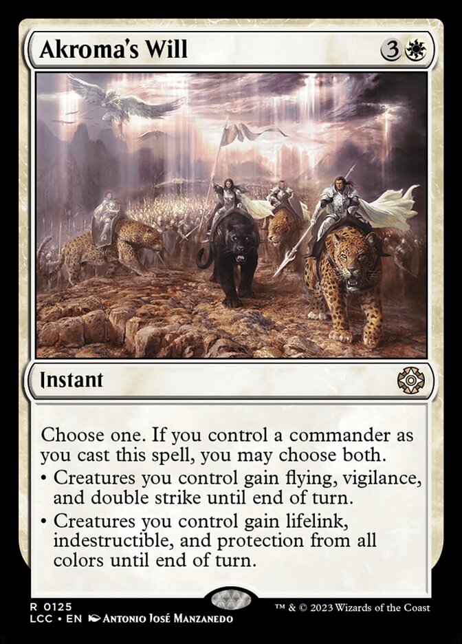Akromas Will 125 (Commander: The Lost Caverns of Ixalan)  | Good Games Modbury