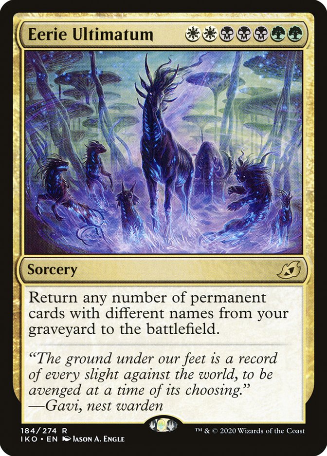 Eerie Ultimatum 184/274 (Ikoria: Lair of Behemoths)  - Foil | Good Games Modbury