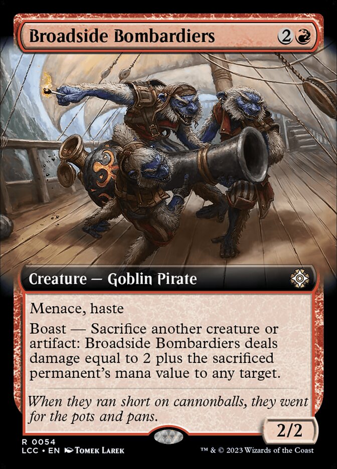 Broadside Bombardiers 54 (Commander: The Lost Caverns of Ixalan)  - Extended Art | Good Games Modbury