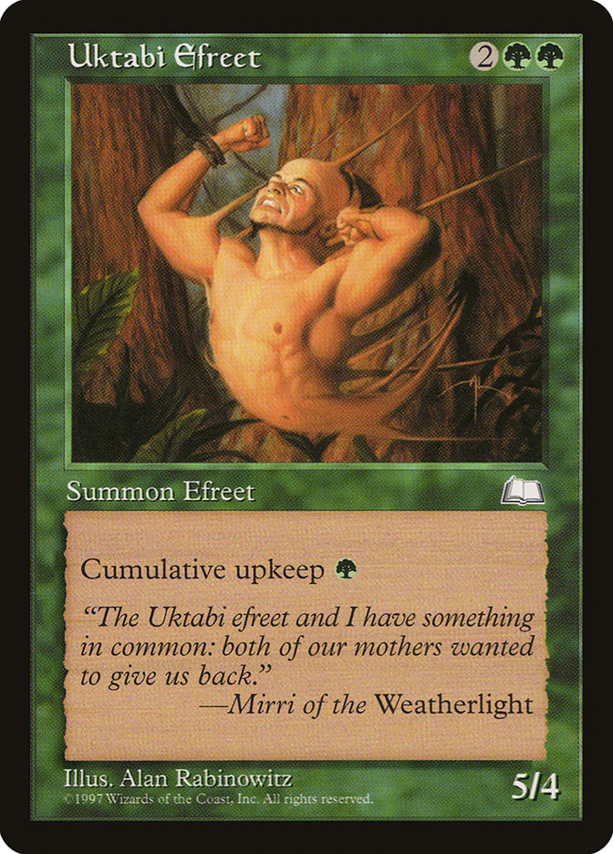 Uktabi Efreet 143/167 (Weatherlight)  | Good Games Modbury