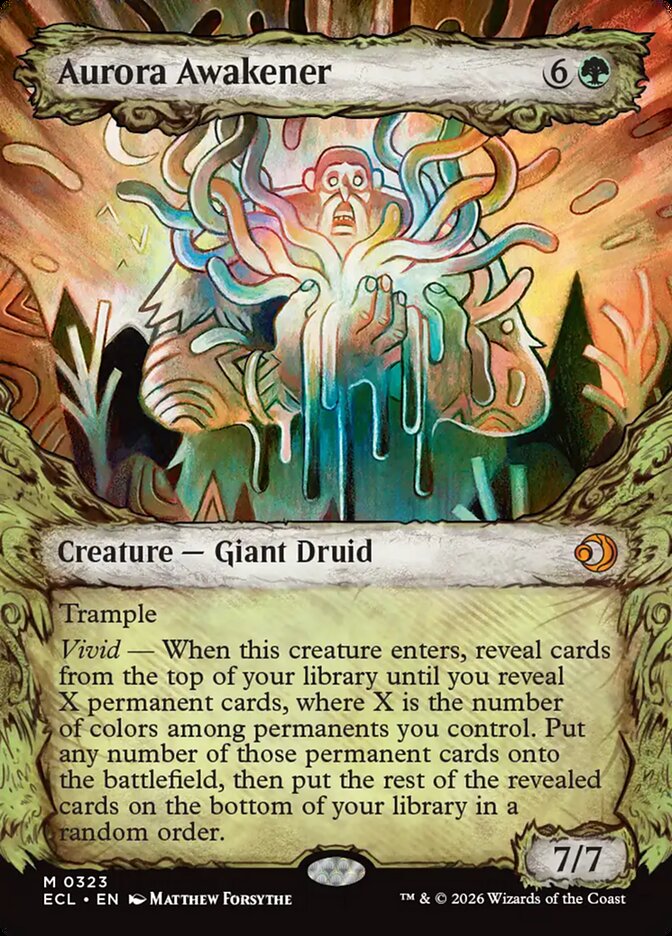 Aurora Awakener  323/273 (Lorwyn Eclipsed)  - Showcase Foil | Good Games Modbury