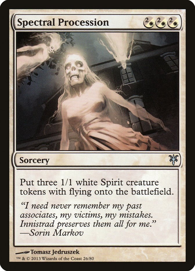 Spectral Procession 26/80 (Duel Decks: Sorin vs. Tibalt)  | Good Games Modbury