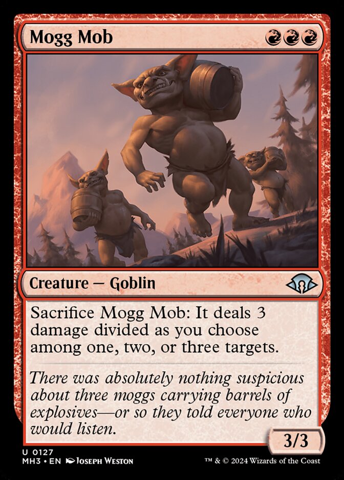 Mogg Mob 127/319 (Modern Horizons 3)  - Foil | Good Games Modbury