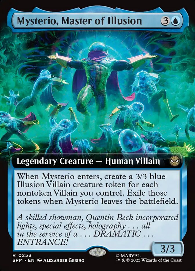 Mysterio, Master of Illusion 253/198 (Marvel's Spider-Man)  - Extended Art Foil | Good Games Modbury