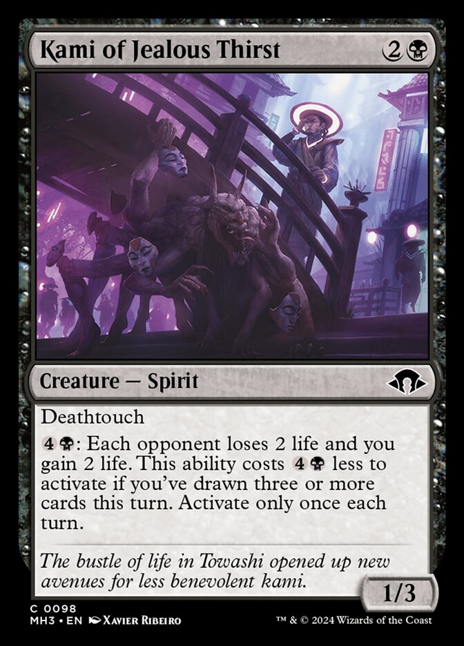 Kami of Jealous Thirst 98/319 (Modern Horizons 3)  - Foil | Good Games Modbury