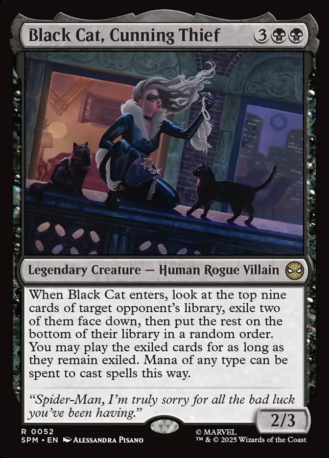 Black Cat, Cunning Thief 52 (Marvel's Spider-Man)  - Foil | Good Games Modbury