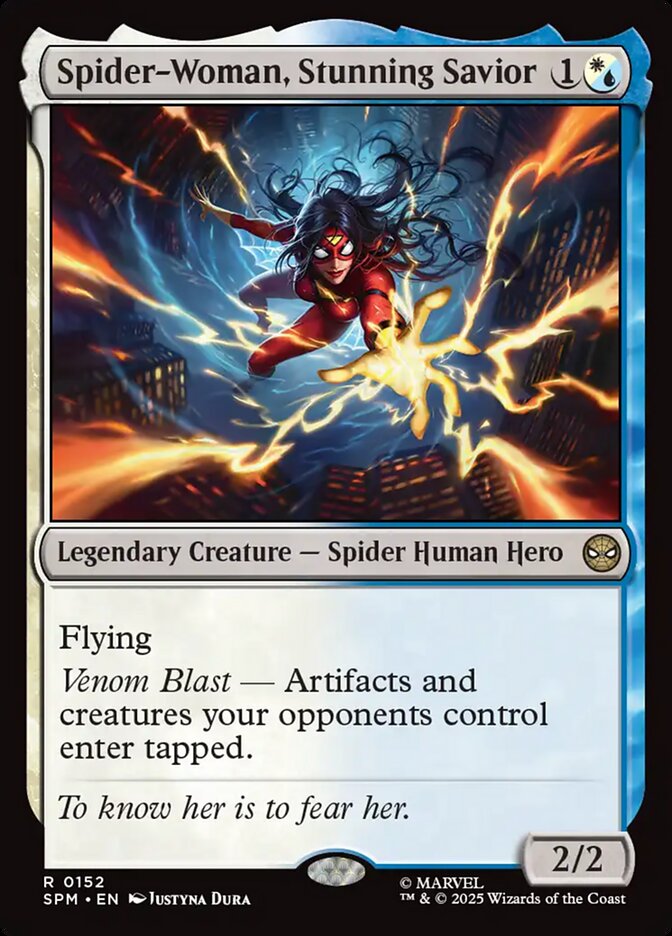 Spider Woman Stunning Savior 152 (Marvel's Spider-Man)  - Foil | Good Games Modbury