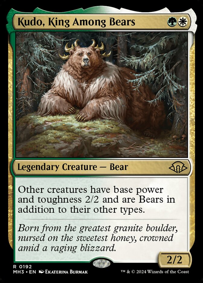 Kudo, King Among Bears 192/319 (Modern Horizons 3)  | Good Games Modbury