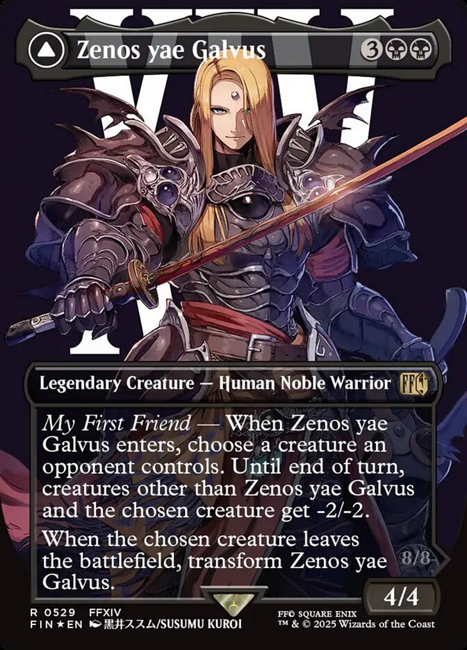 Zenos yae Galvus // Shinryu, Transcendent Rival 529/309 (FINAL FANTASY)  - Borderless Surge Foil | Good Games Modbury