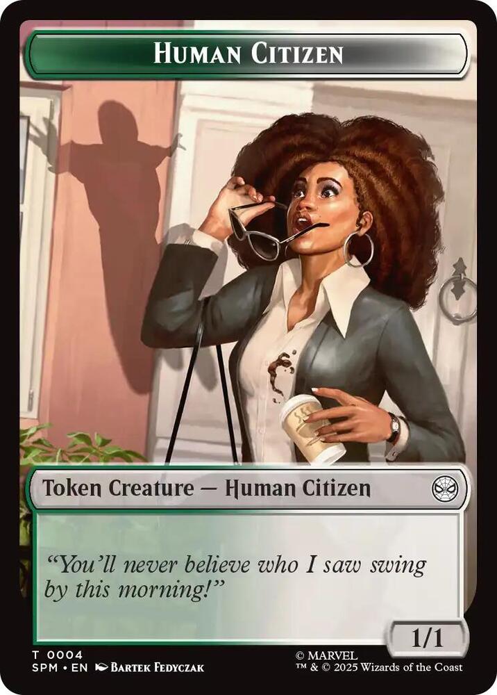 Human Citizen Treasure Double Sided Token 4 // 7 (Marvel's Spider-Man)  | Good Games Modbury