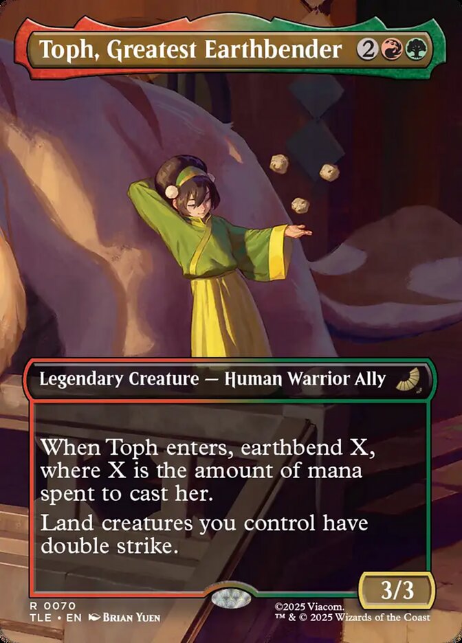 Toph, Greatest Earthbender 70 (Avatar: The Last Airbender: Eternal-Legal)  - Borderless | Good Games Modbury