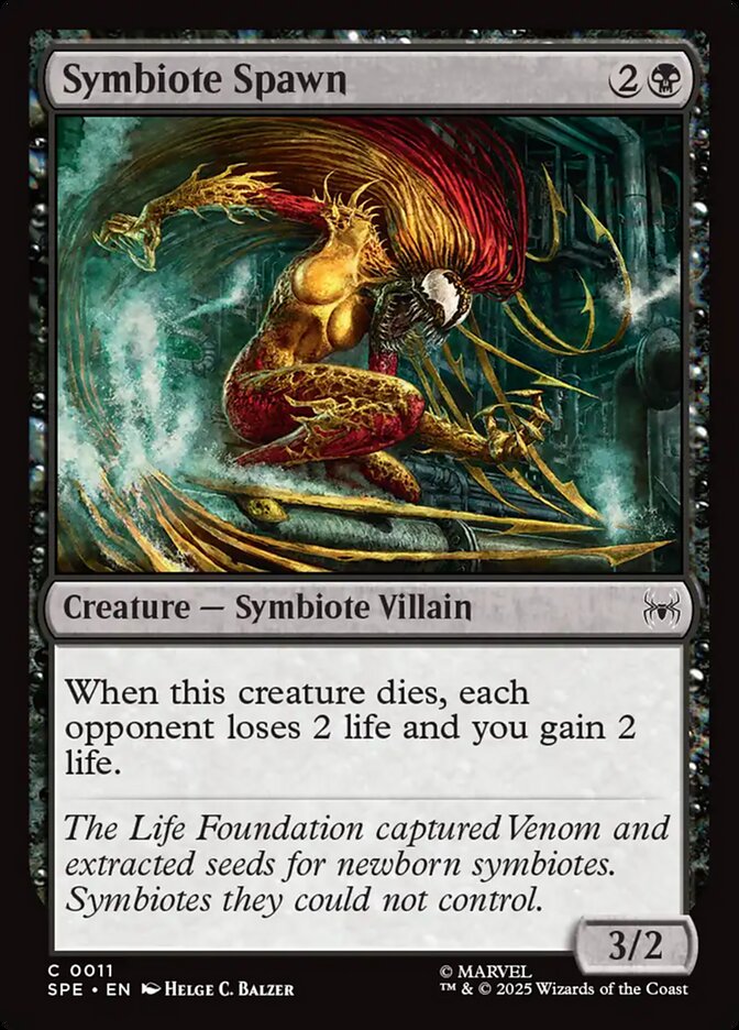 Symbiote Spawn 11 (Marvel's Spider-Man: Eternal-Legal)  - Foil | Good Games Modbury