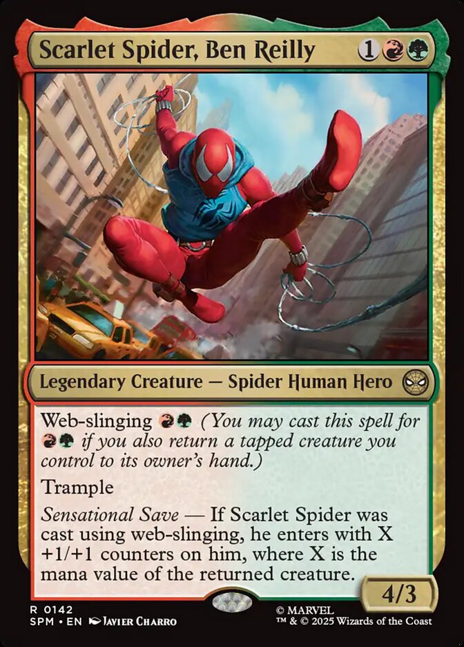 Scarlet Spider Ben Reilly 142/198 (Marvel's Spider-Man)  | Good Games Modbury