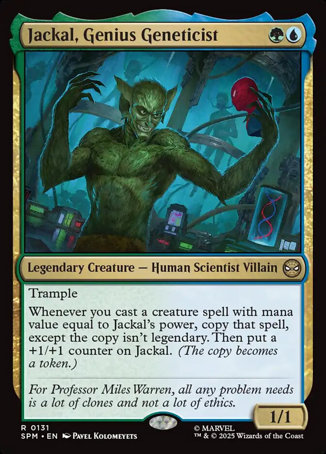 Jackal, Genius Geneticist 131/198 (Marvel's Spider-Man)  - Foil | Good Games Modbury