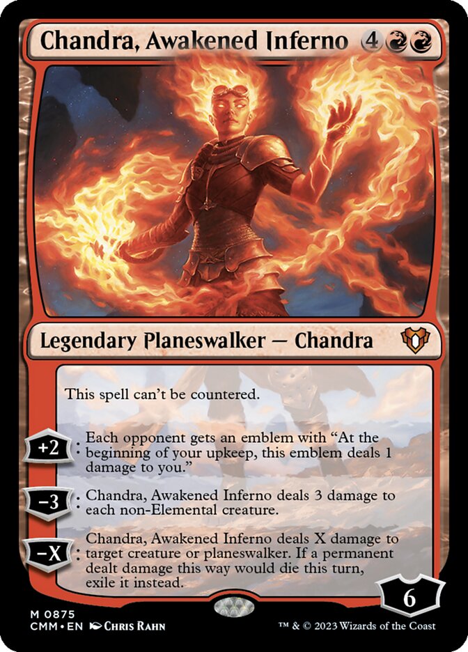 Chandra, Awakened Inferno 875/451 (Commander Masters)  | Good Games Modbury