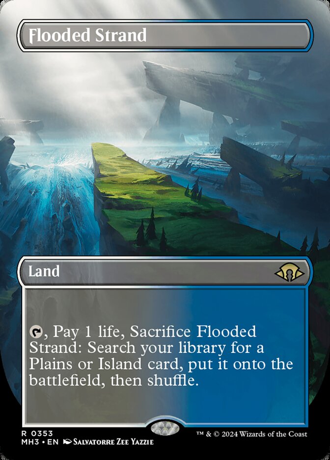 Flooded Strand 353 (Modern Horizons 3)  - Borderless | Good Games Modbury