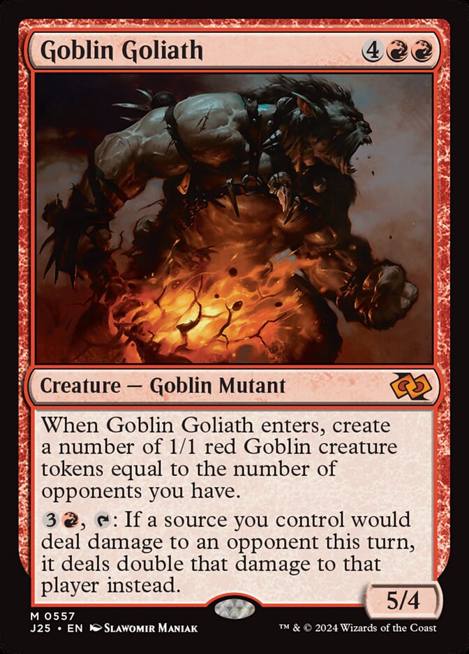Goblin Goliath 557/779 (Foundations Jumpstart)  | Good Games Modbury