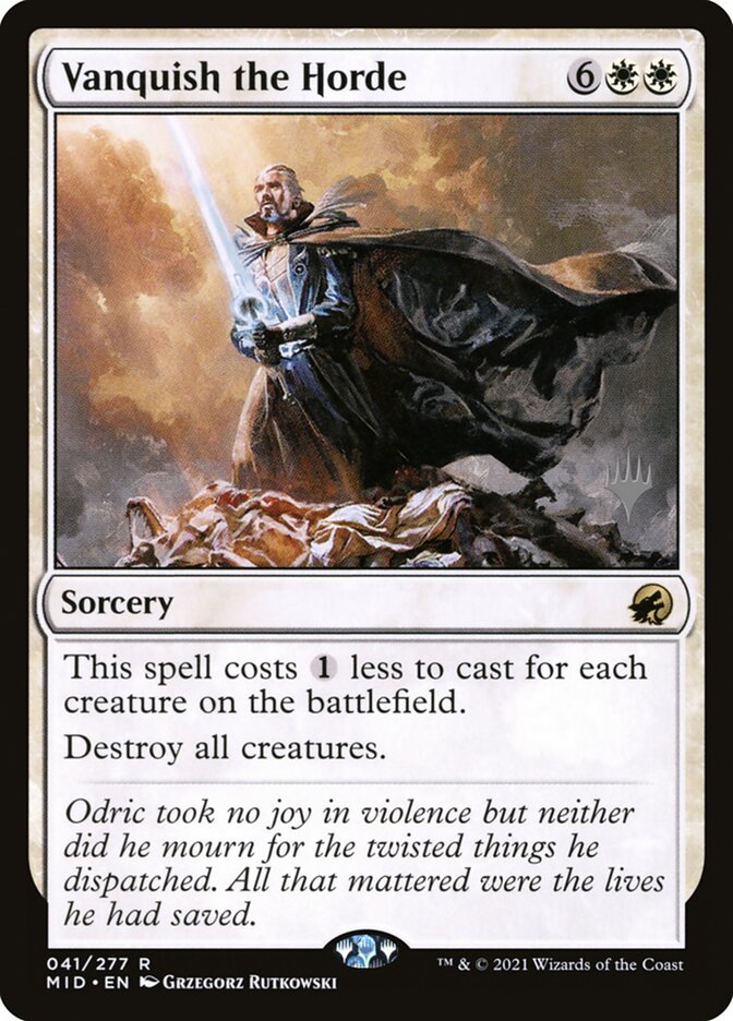 Vanquish the Horde 41p/171 (Promo Pack: Innistrad: Midnight Hunt)  | Good Games Modbury