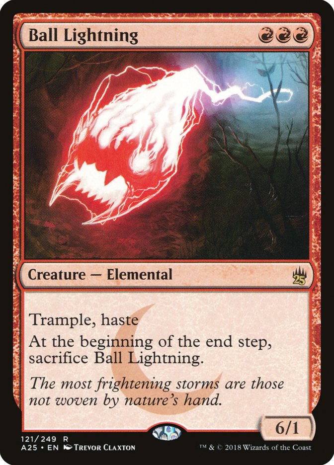 Ball Lightning 121/249 (Masters 25)  - Foil | Good Games Modbury