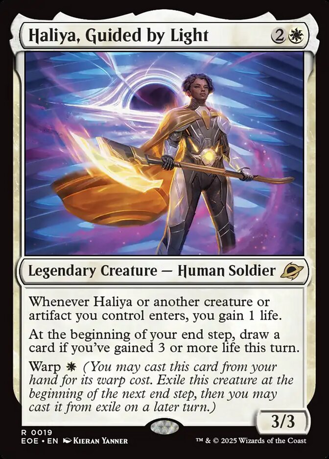 Haliya, Guided by Light 19 (Edge of Eternities)  - Foil | Good Games Modbury