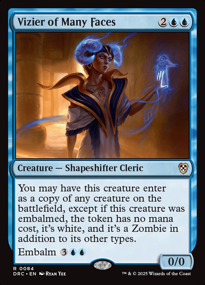 Vizier of Many Faces 84/187 (Commander: Aetherdrift)  | Good Games Modbury