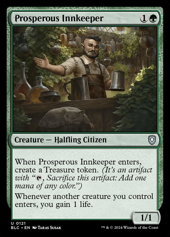 Prosperous Innkeeper 121 (Commander: Bloomburrow)  | Good Games Modbury
