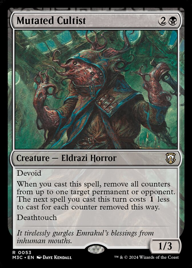 Mutated Cultist 53/411 (Commander: Modern Horizons 3)  | Good Games Modbury