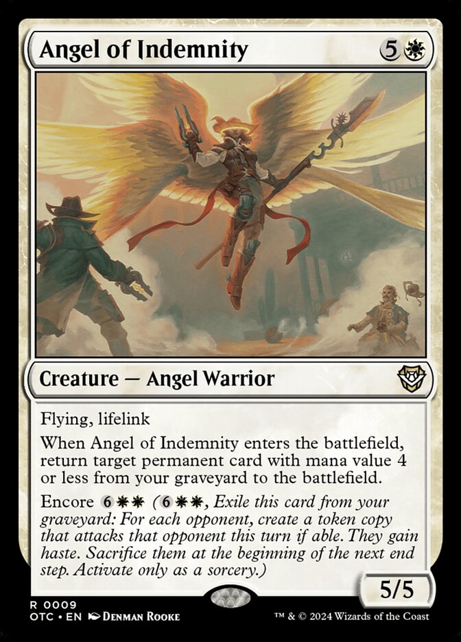 Angel of Indemnity 9/342 (Commander: Outlaws of Thunder Junction)  | Good Games Modbury