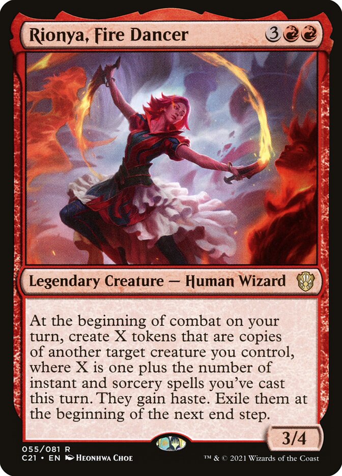 Rionya Fire Dancer 55 (Commander 2021)  | Good Games Modbury