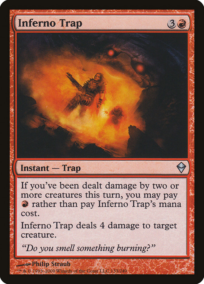 Inferno Trap 133/249 (Zendikar)  - Foil | Good Games Modbury