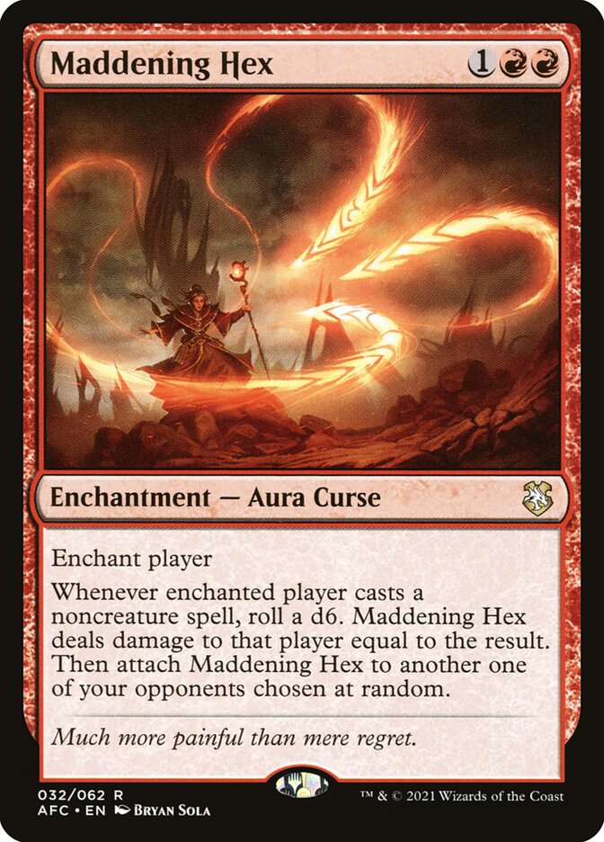 Maddening Hex 32/62 (Commander: Adventures in the Forgotten Realms)  | Good Games Modbury