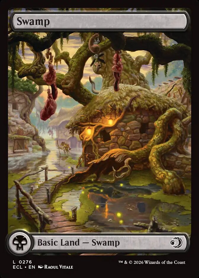 Swamp 276 (Lorwyn Eclipsed)  - Full Art Foil | Good Games Modbury