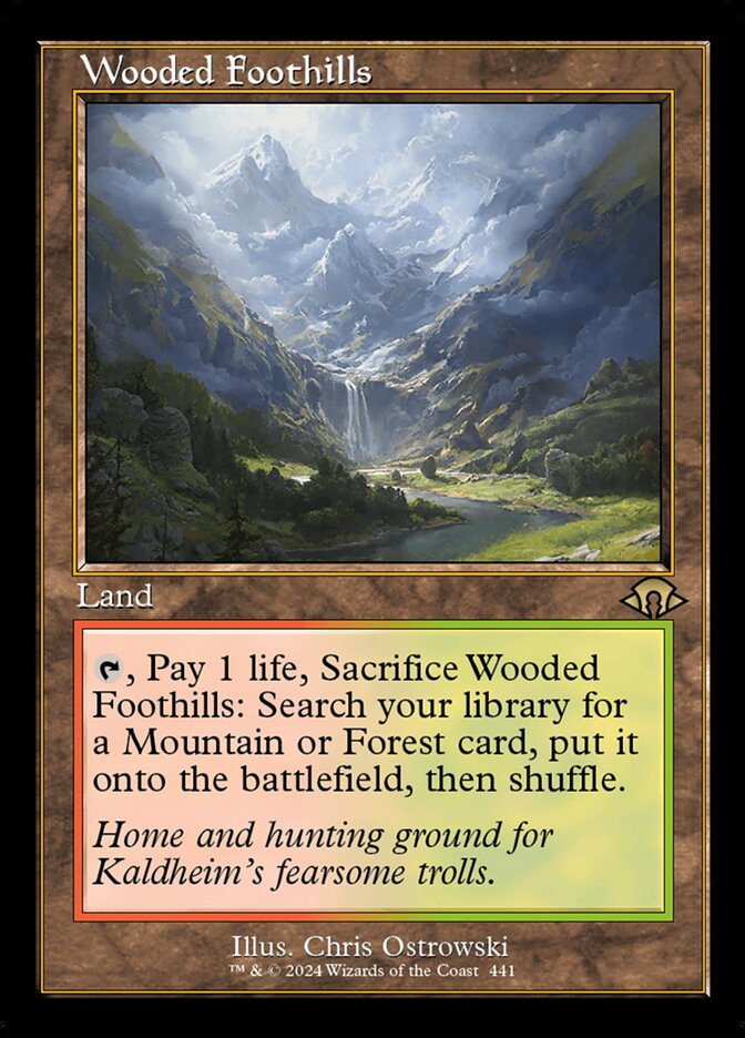 Wooded Foothills 441 (Modern Horizons 3)  - Retro | Good Games Modbury