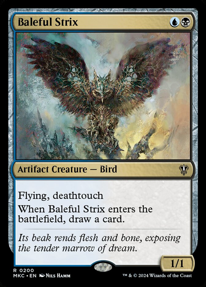 Baleful Strix 200/311 (Commander: Murders at Karlov Manor)  | Good Games Modbury
