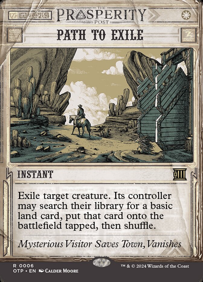 Path to Exile 6 (Outlaws of Thunder Junction: Breaking News)  - Showcase Foil | Good Games Modbury