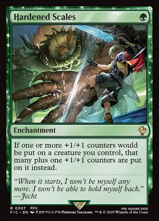 Hardened Scales 307/100 (Commander: FINAL FANTASY)  | Good Games Modbury