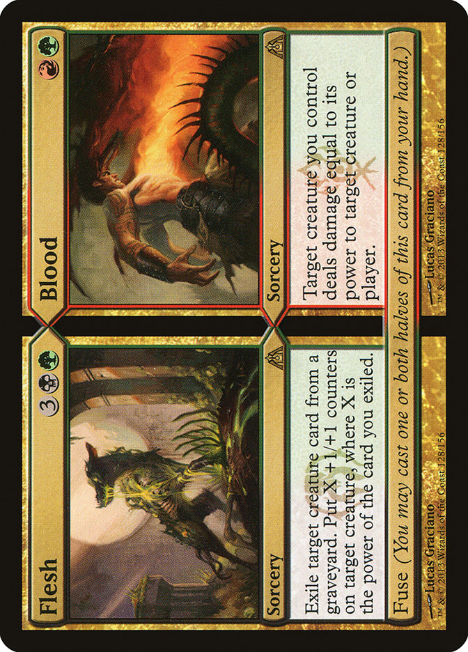 Flesh // Blood 128/156 (Dragon's Maze)  - Foil | Good Games Modbury