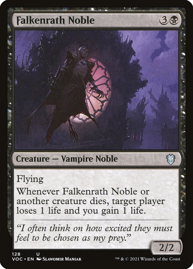 Falkenrath Noble 128/38 (Commander: Innistrad: Crimson Vow)  | Good Games Modbury