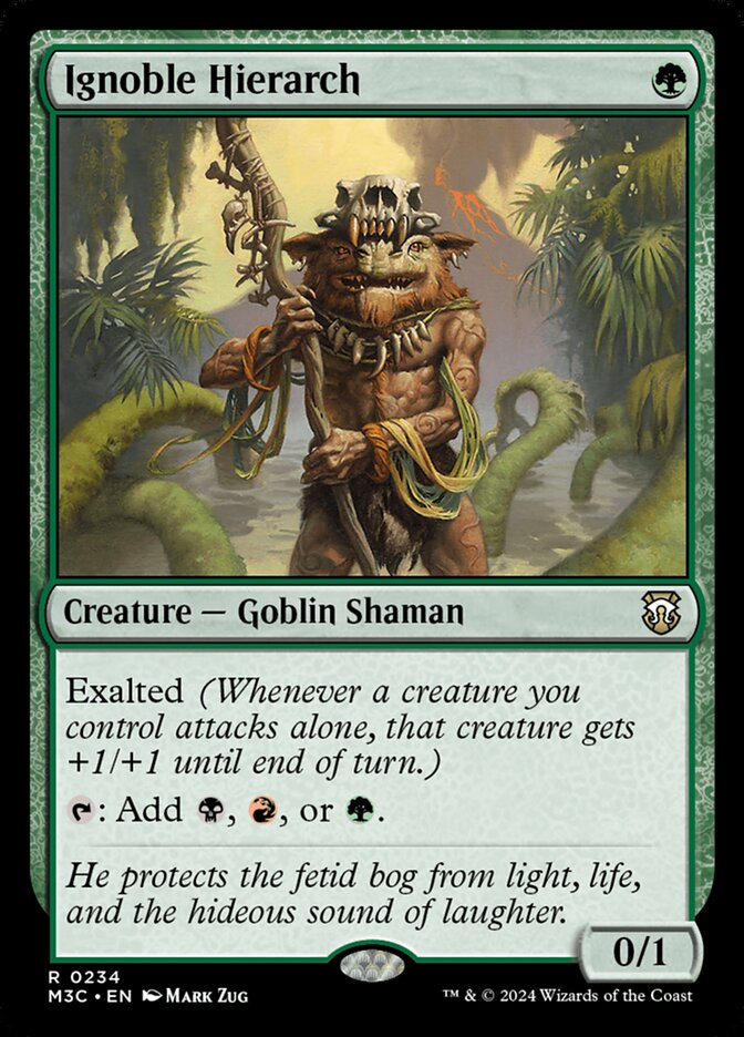 Ignoble Hierarch 234 (Commander: Modern Horizons 3)  | Good Games Modbury