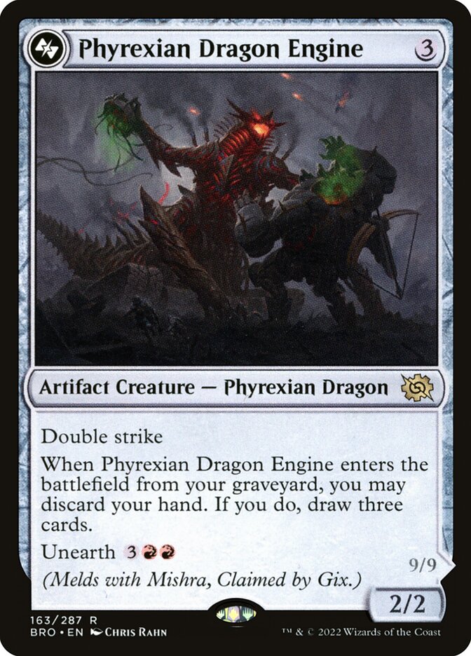 Phyrexian Dragon Engine 163 (The Brothers' War)  | Good Games Modbury