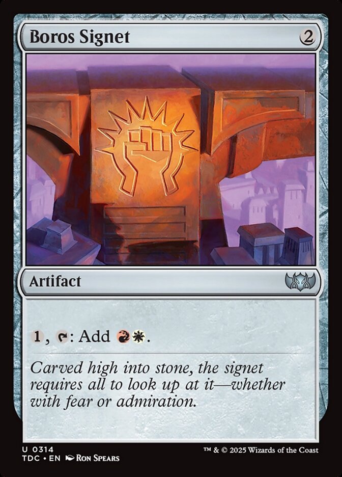 Boros Signet 314 (Commander: Tarkir: Dragonstorm)  | Good Games Modbury