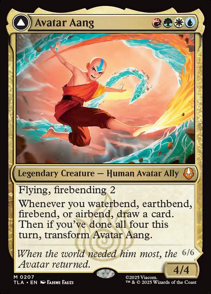 Avatar Aang // Aang, Master of Elements 207 (Avatar: The Last Airbender)  - Foil | Good Games Modbury
