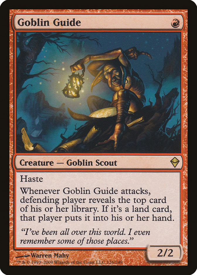 Goblin Guide 126 (Zendikar)  - Foil | Good Games Modbury